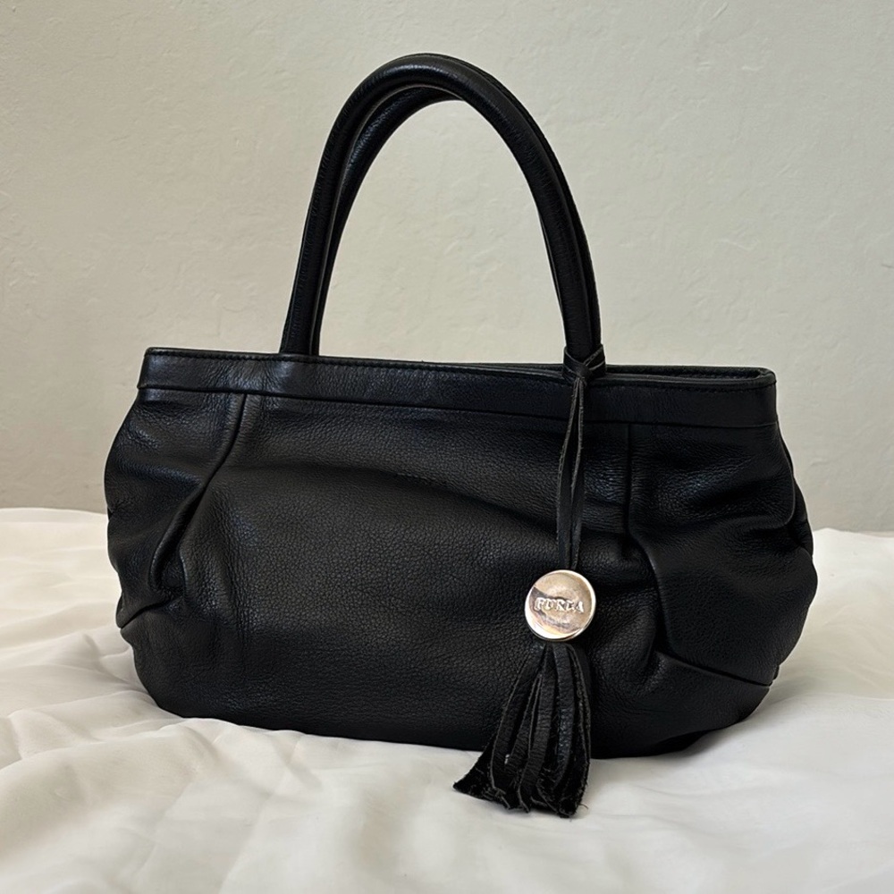 Furla Black Leather Handbag
